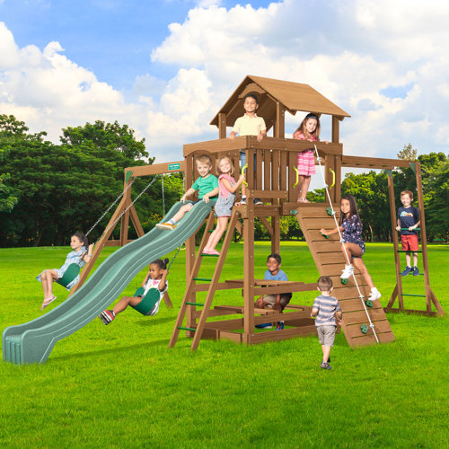 Creative Playthings Charlotte Swing Set & Reviews Wayfair